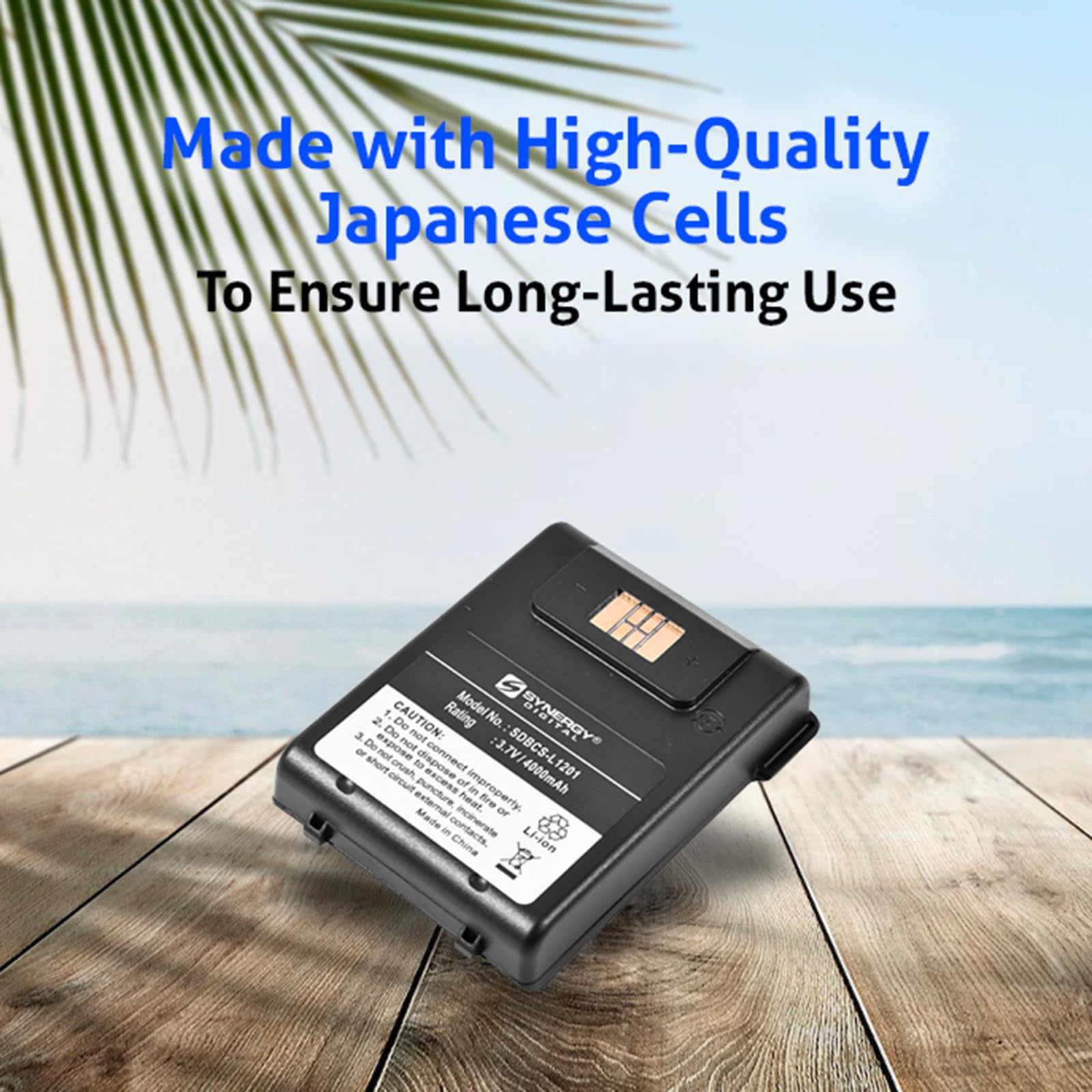 Synergy Digital Intermec 318-043-012 Replacement Battery Combo Pack - 4 x SDBCS-L1201 Batteries for Intermec CN3/CN3e/CN4/CN50 Scanners - Perfect for Warehouse, Retail & Logistics Scanning