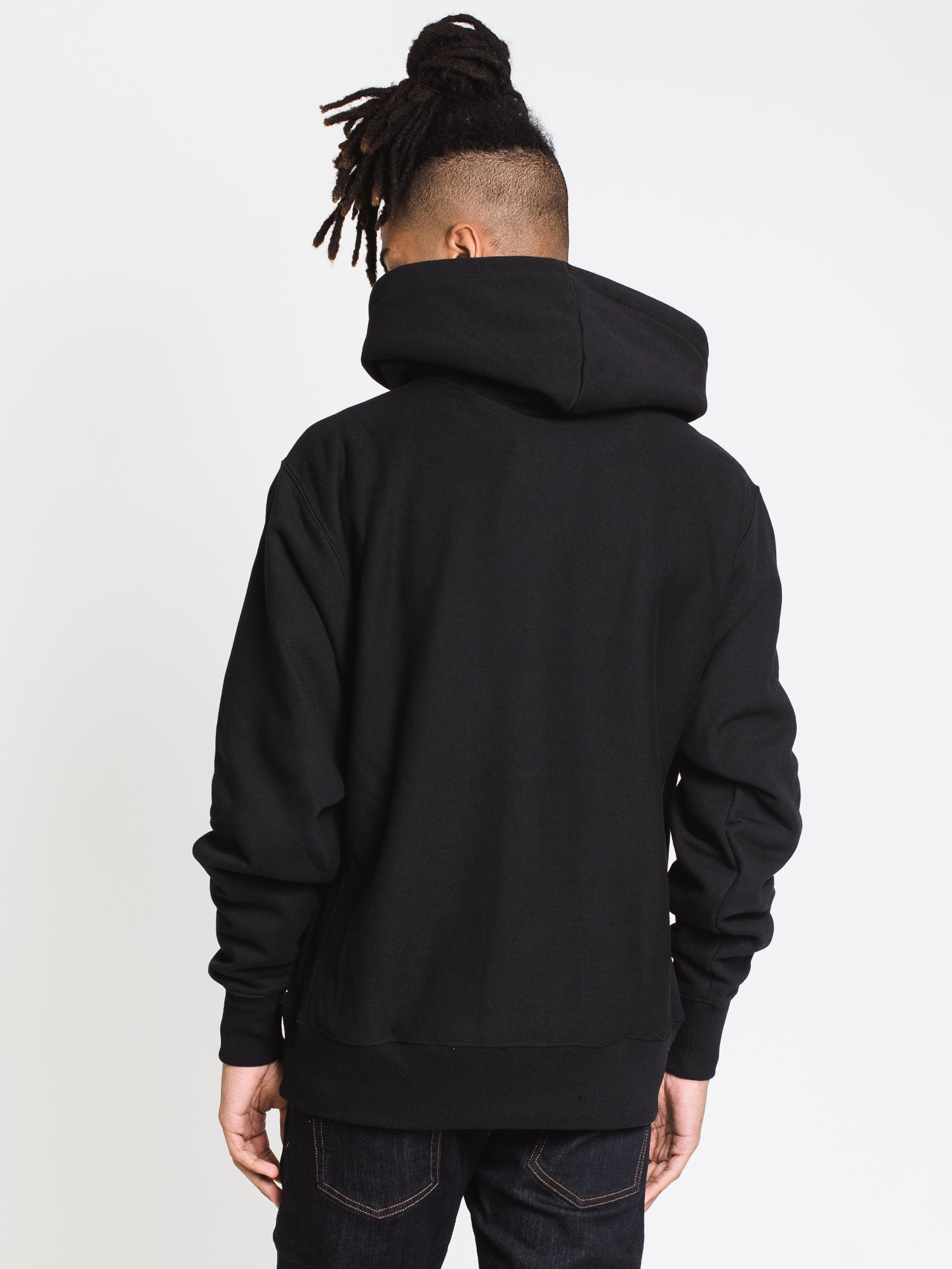Champion Reverse Weave Pullover Hoodie - Black | Men's & Women's Casual Wear for Gym, Running & Street Fashion | Clearance Sale