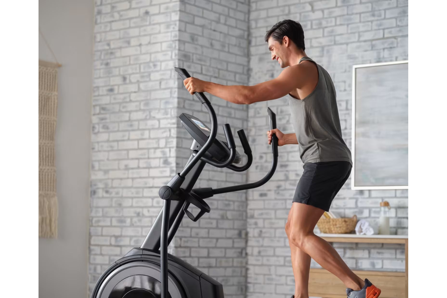 ProForm Carbon E7 Elliptical Machine - Low-Impact Cardio Trainer for Home Gym | Perfect for Small Spaces & Full-Body Workouts