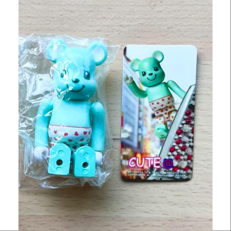Bearbrick Series 12 CUTE 100% Collectible Vinyl Art Toy - Limited Edition Japanese Designer Figure for Display & Gift Giving - Perfect for Anime Fans, Home Decor, and Office Collectibles