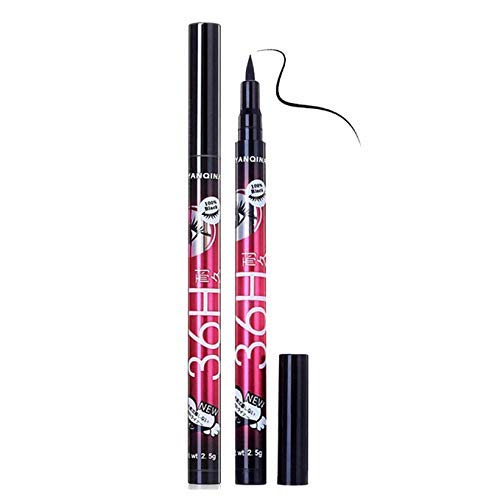 MAPPERZ 36H Waterproof Eyeliner Pencil - Long Lasting, Smudge Proof, Water Resistant Liquid Eye Liner for Women - Black (1 Pack) | Perfect for Swimming, Gym & Everyday Makeup