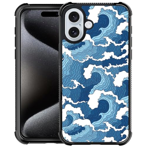 Blue Ukiyo E Waves