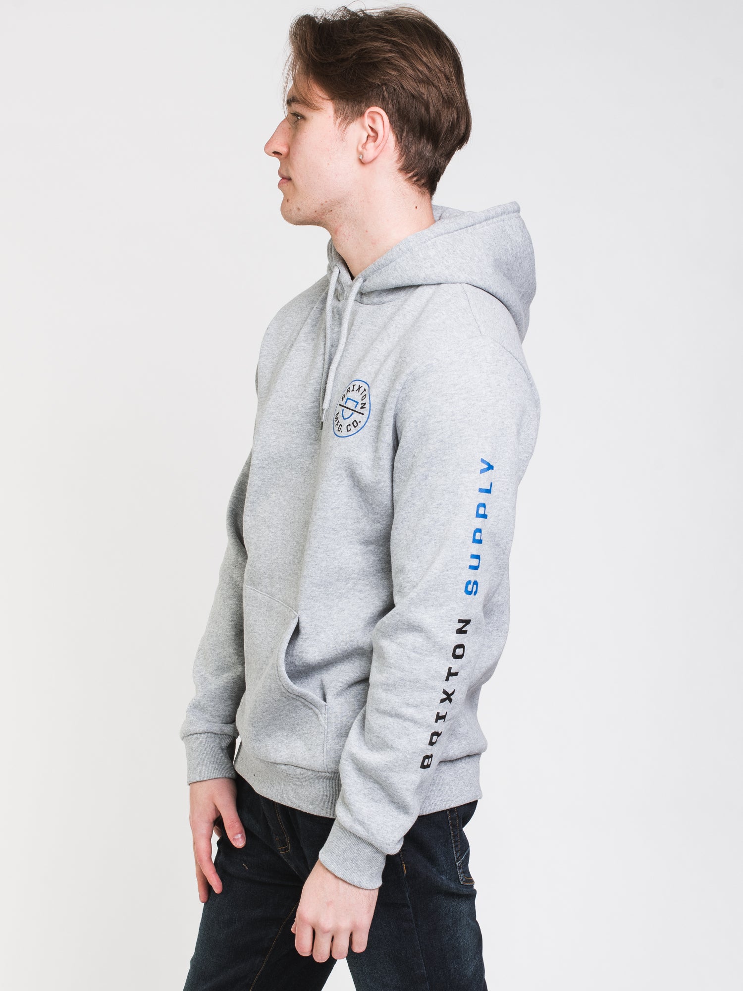 Brixton Crest Pullover Hoodie - Men's & Women's Casual Sweatshirt for Everyday Wear | Clearance Sale | Perfect for Streetwear, Gym, and Outdoor Activities
