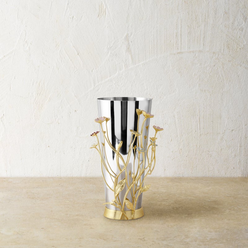 Wildflowers Vase - Handmade Ceramic Flower Vase for Home Decor, Wedding Centerpieces & Farmhouse Style - Perfect for Fresh Cut Flowers, Table Decorations & Gift Giving
