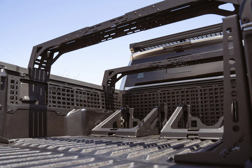Universal Truck Bed Rack Crossbars by Rago Fabrication - Heavy Duty Aluminum Roof Rack Crossmembers for Pickup Trucks | Perfect for Hauling Kayaks, Ladders & Cargo
