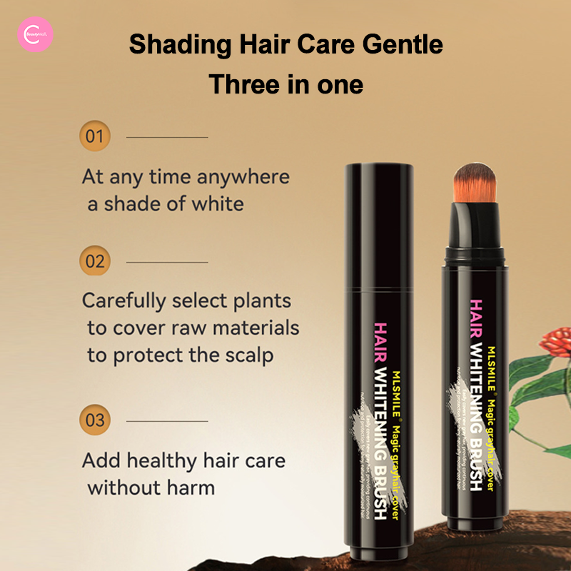 MLSMILE Magic Touch Up Hair Dye Stick for Gray Hair - Quick & Easy Temporary Root Concealer - Perfect for Travel, Work & Special Occasions