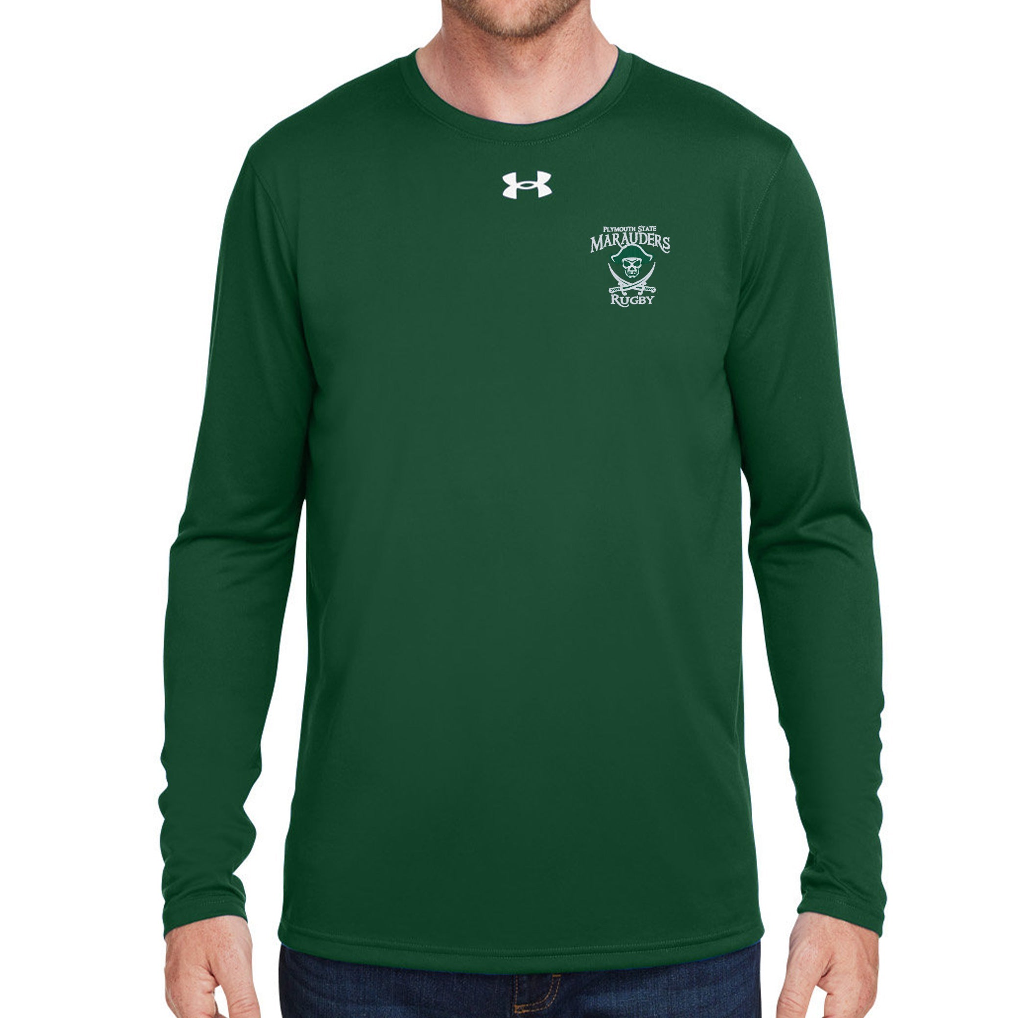 Plymouth State WRFC UA Team Tech Long Sleeve T-Shirt - Moisture-Wicking Performance Shirt for Football & Training - Perfect for Workouts, Sports & Casual Wear