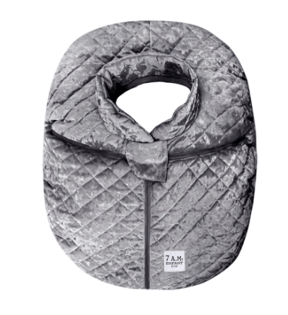7AM Enfant Baby Car Seat Cocoon for Infants 0-12 Months - Soft & Warm Winter Car Seat Cover for Safe & Cozy Travel
