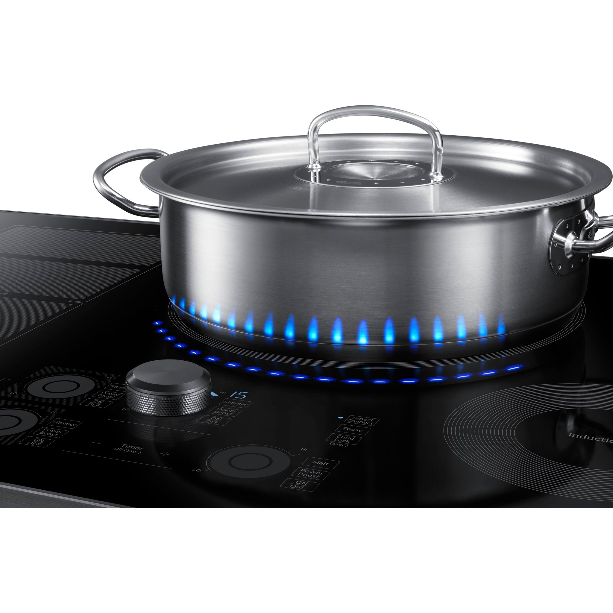 Samsung NZ30K7880UG 30-Inch Black Stainless Steel Electric Cooktop - Perfect for Modern Kitchens & Home Cooking