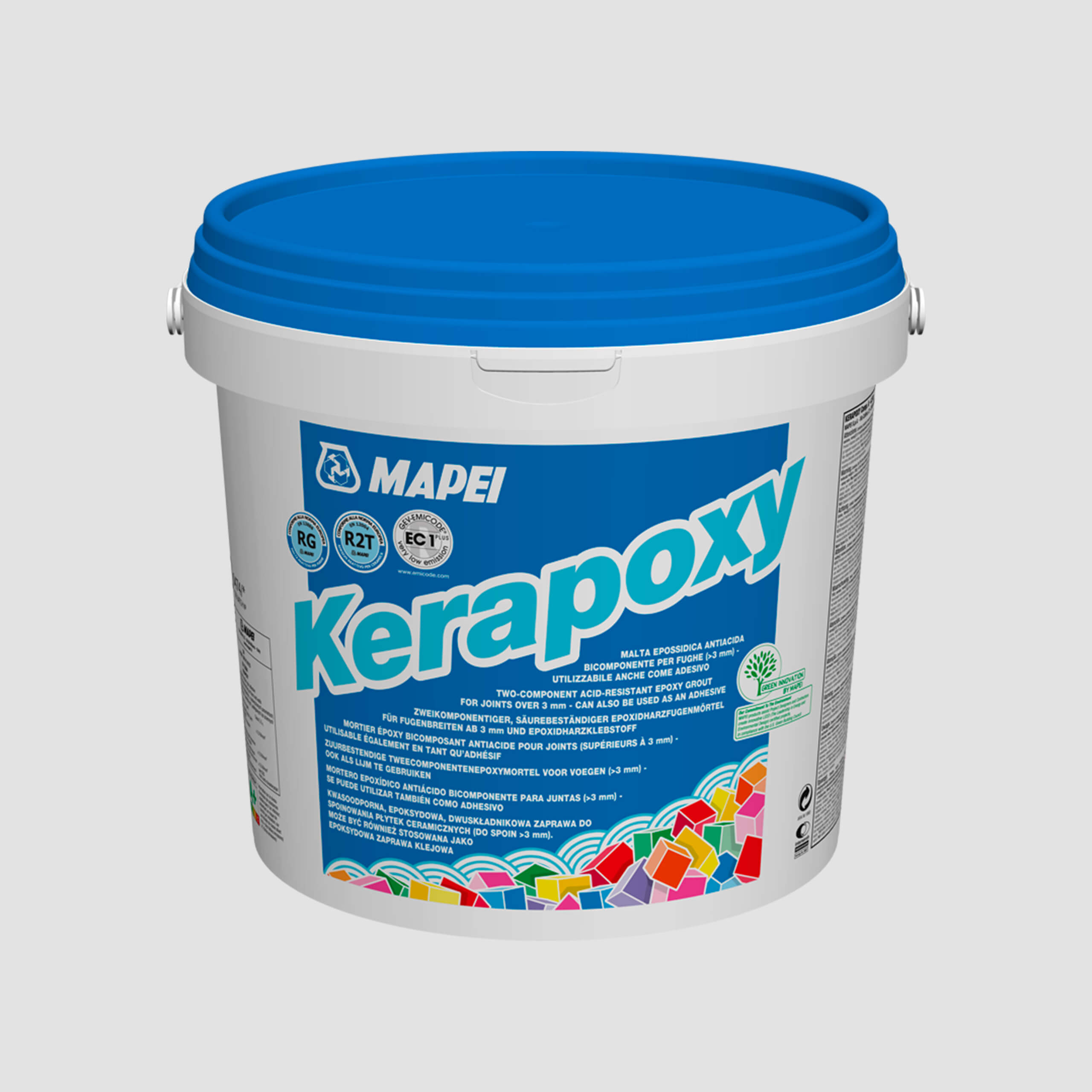 Mapei Kerapoxy 5kg Epoxy Grout - High-Strength Waterproof Tile Adhesive for Bathroom, Kitchen & Pool (Manhattan 110) | Ideal for Shower Floors, Backsplashes & Commercial Spaces