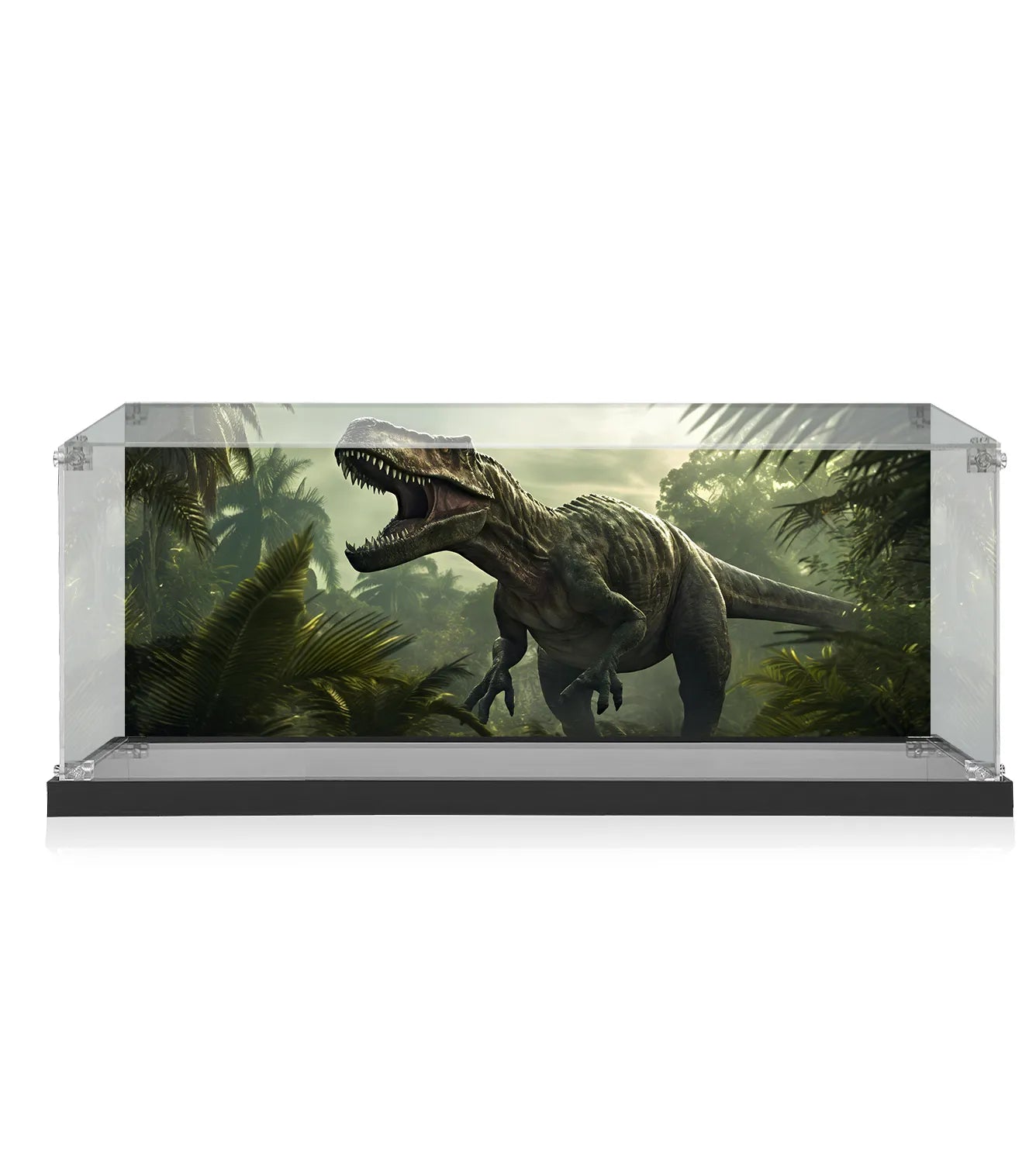 LEGO® Jurassic World™ Dinosaur Fossils Display Case for T-Rex 76968 - Premium Acrylic Showcase for Collectible LEGO Sets | Perfect for Home Decor, Office Display & Gift for LEGO Fans