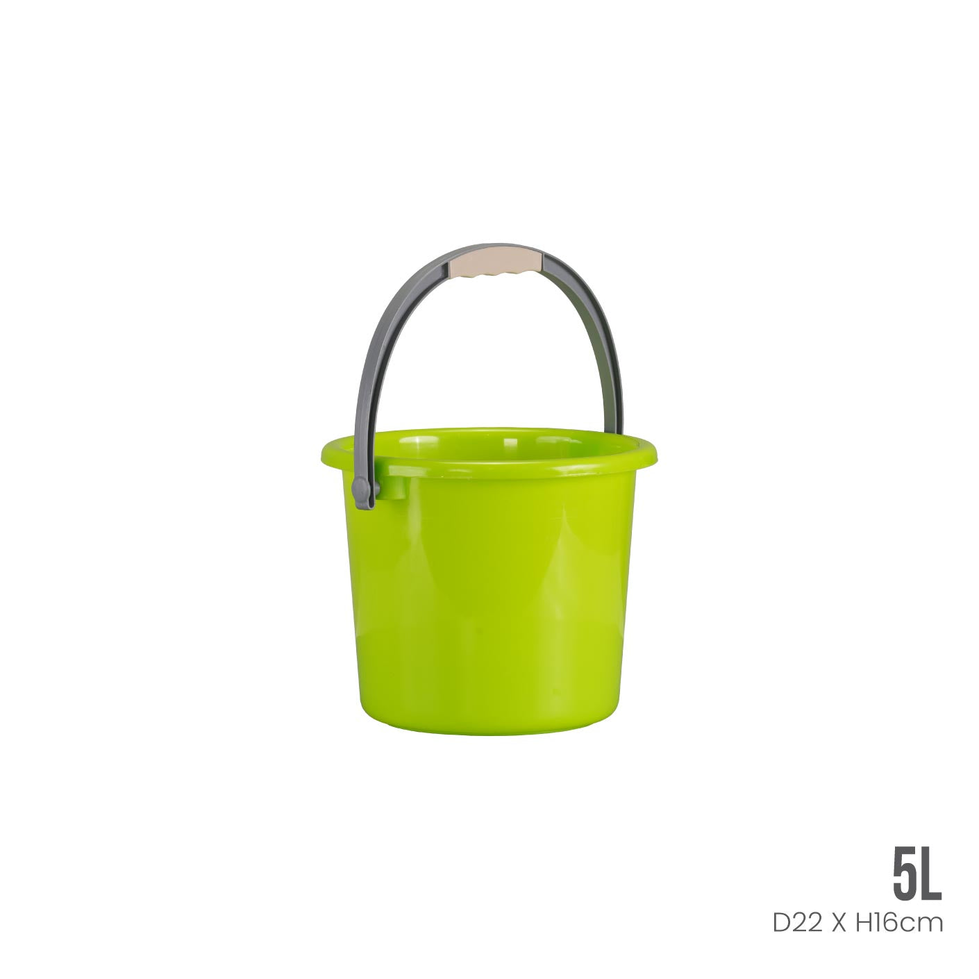 Premium 5L (1 Gallon) Plastic Paint Bucket with Handle - Heavy Duty & Leak Proof for Paint, Construction, DIY Projects, and Home Renovation