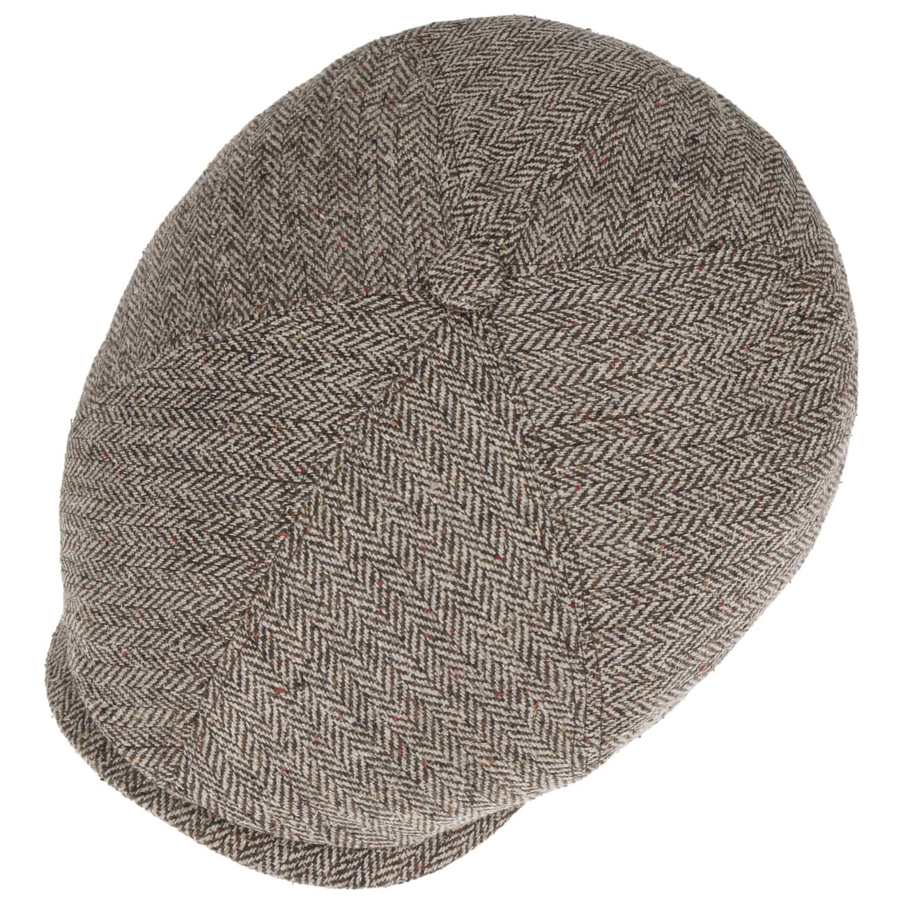 Stetson Milner Men's Silk Flat Cap - Classic Vintage Driving Hat for Golf, Outdoor & Casual Wear
