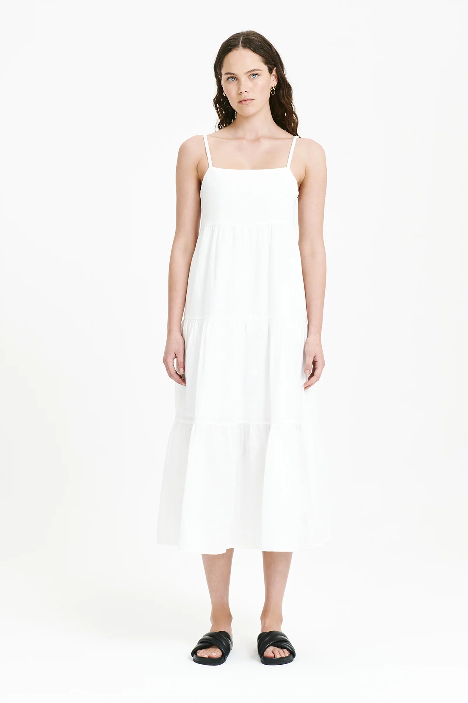 Stylish Austin Midi Dress for Women - Flowy Summer Dress with Pockets | Perfect for Casual Outings, Date Nights & Beach Vacations
