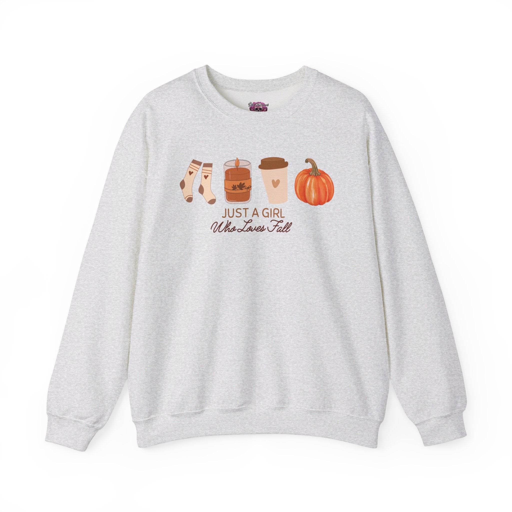 Just a Girl That Loves Fall - Cute Autumn Themed T-Shirt for Women | Perfect for Pumpkin Spice Season, Thanksgiving & Cozy Fall Outfits