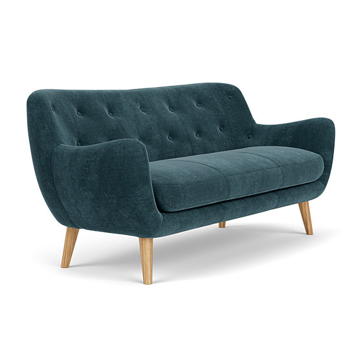 Herman Fabric 3-Seater Sofa - Modern Living Room Couch for Small Spaces, Comfortable Sectional Sofa for Apartment, Dorm & Home Decor | Perfect for Relaxing, Entertaining & Family Gatherings
