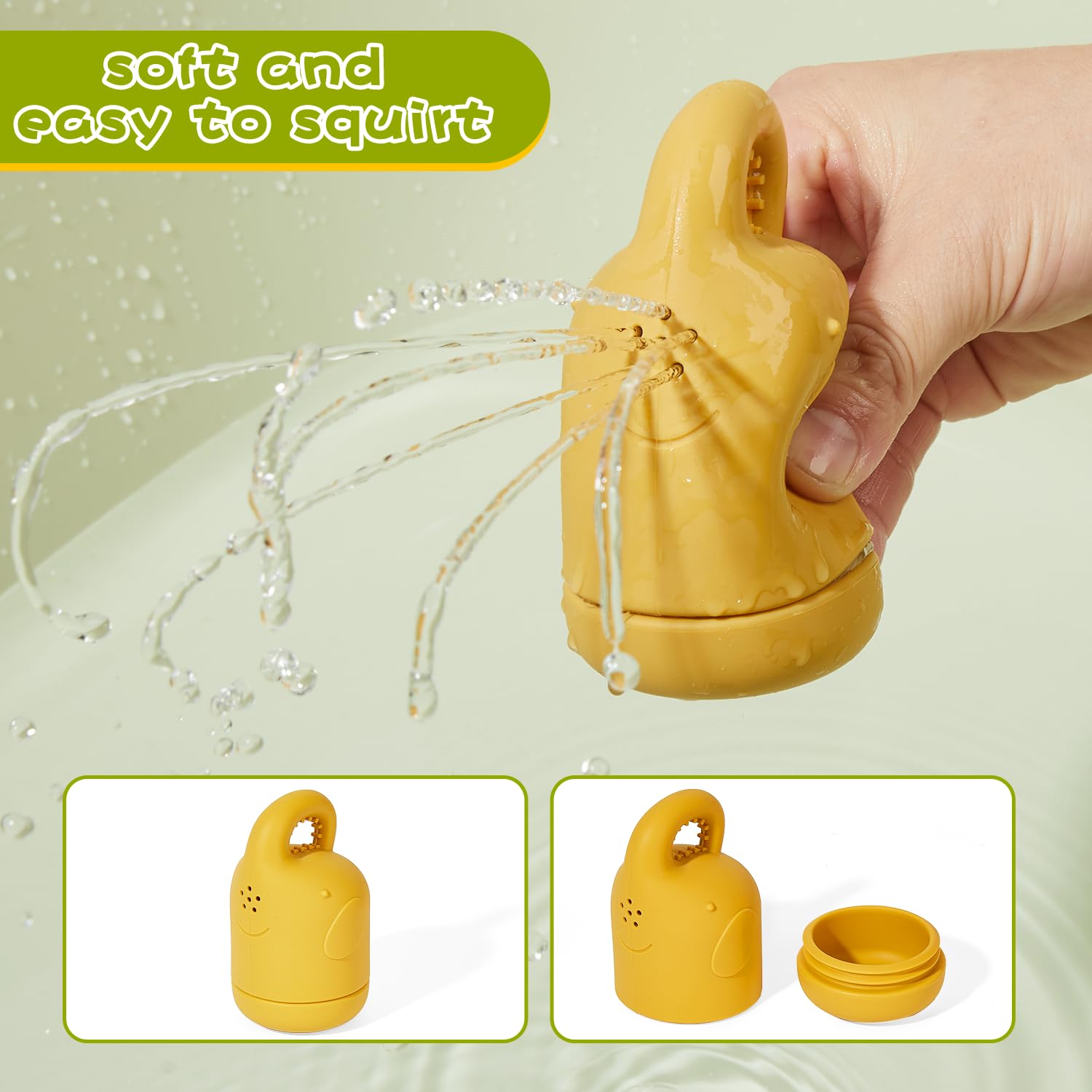 Mold-Free Baby Bath Toys Set - 9PCS Floating Boats & Squeeze Toys for Infants 6-12 Months & Toddlers 1-3 Years | Non-Toxic Silicone Bathtub, Pool & Water Table Play Set | Sensory Bath Toys with Safe Stacking Boats for Learning & Fun | Perfect for Bath Time, Pool Parties & Early Childhood Development