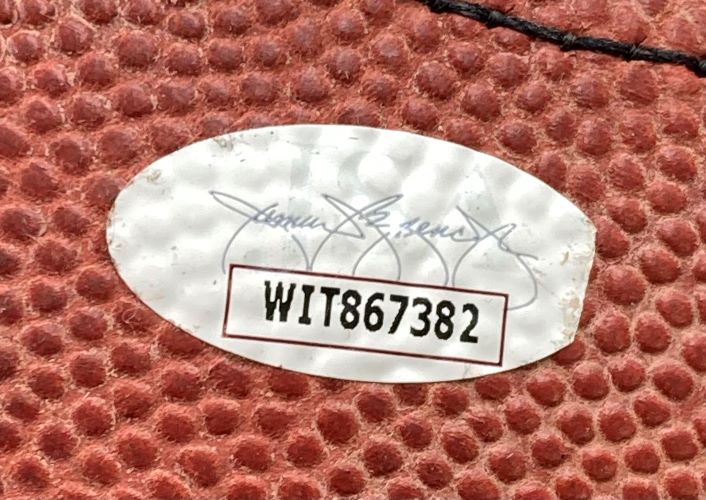 Authentic Jerome Bettis Pittsburgh Steelers Signed Wilson Duke Football with JSA Holo Certification & Display Case - Perfect for NFL Memorabilia Collectors and Steelers Fans