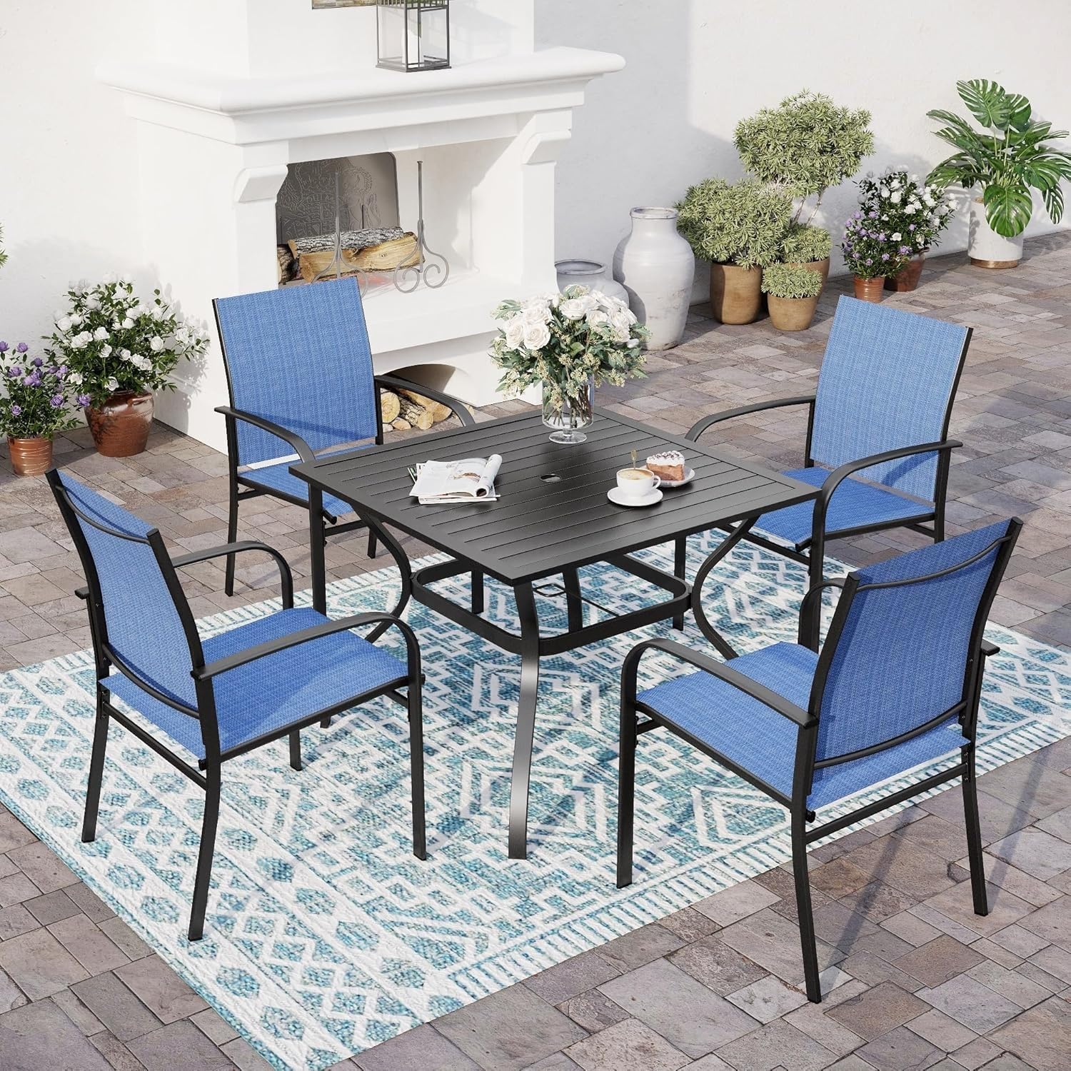 5-Piece Outdoor Patio Dining Set for 4 - 37