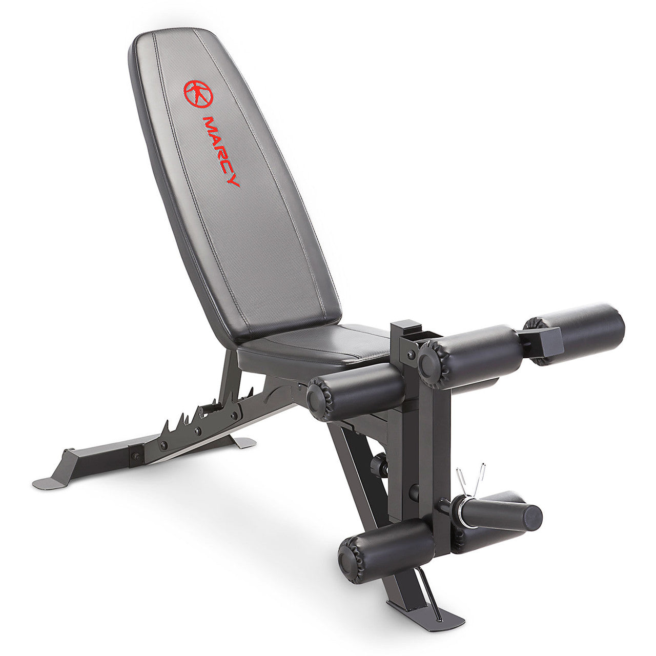 Marcy Deluxe Utility Weight Bench SB 350 - Adjustable Home Gym Equipment for Strength Training & Workouts - Perfect for Home Gym, Fitness Enthusiasts & Bodybuilding