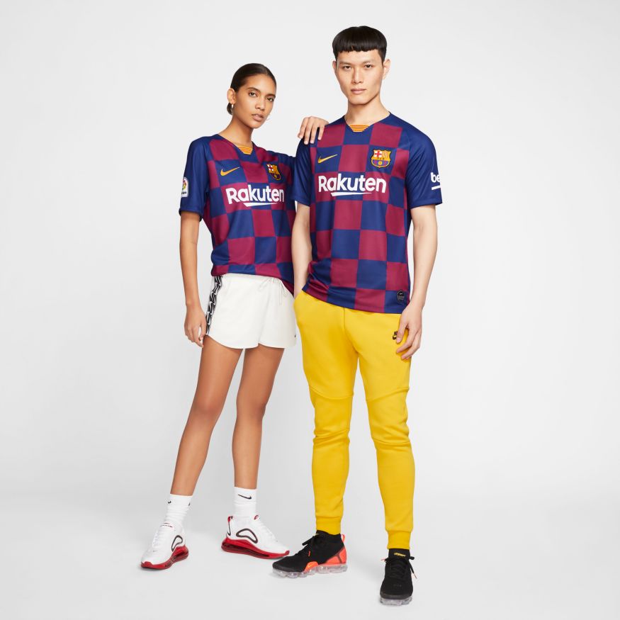 Nike FC Barcelona 2019/20 Stadium Home Soccer Jersey - Authentic Football Shirt for Men, Women & Kids - Perfect for Matches, Training & Fan Support