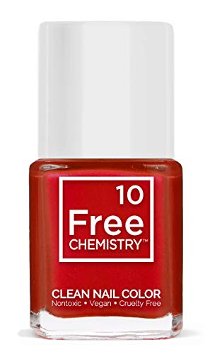 10+ Free Life Non-Toxic Nail Polish - Rose Buds Shade | Vegan, Cruelty-Free & Chemical-Free Nail Color for Manicures, Pedicures & At-Home Nail Care