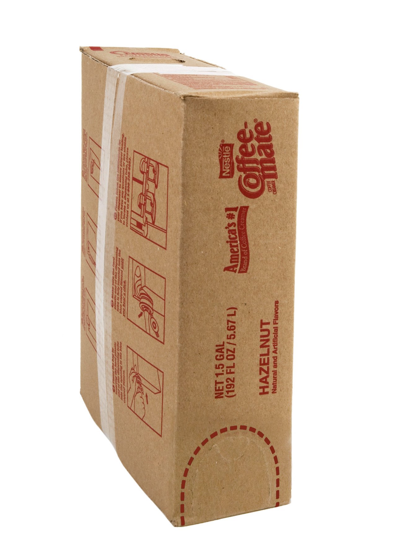 Nestle Coffee-mate Hazelnut Liquid Coffee Creamer - 192 Oz Bulk Pack (3 Boxes) - Perfect for Offices, Cafes & Large Households