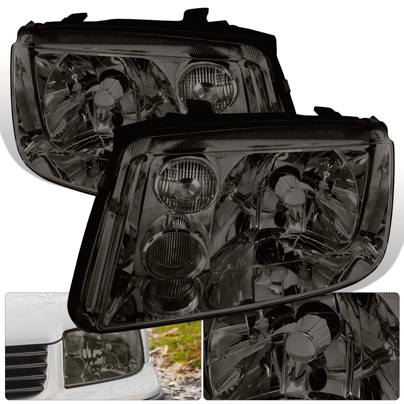 Jetta Bora MK4 Headlights & Fog Lamps Set (1999-2005) - Perfect for Night Driving & Off-Road