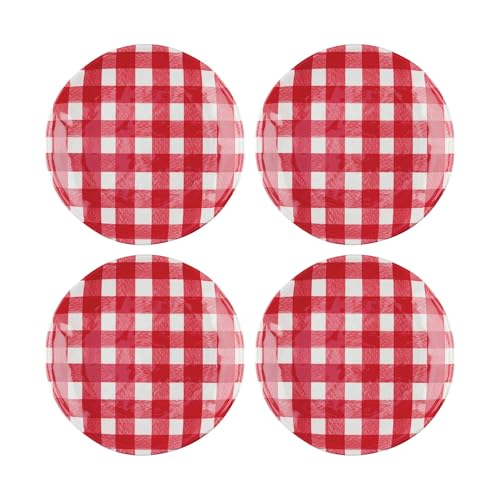 Gingham Red