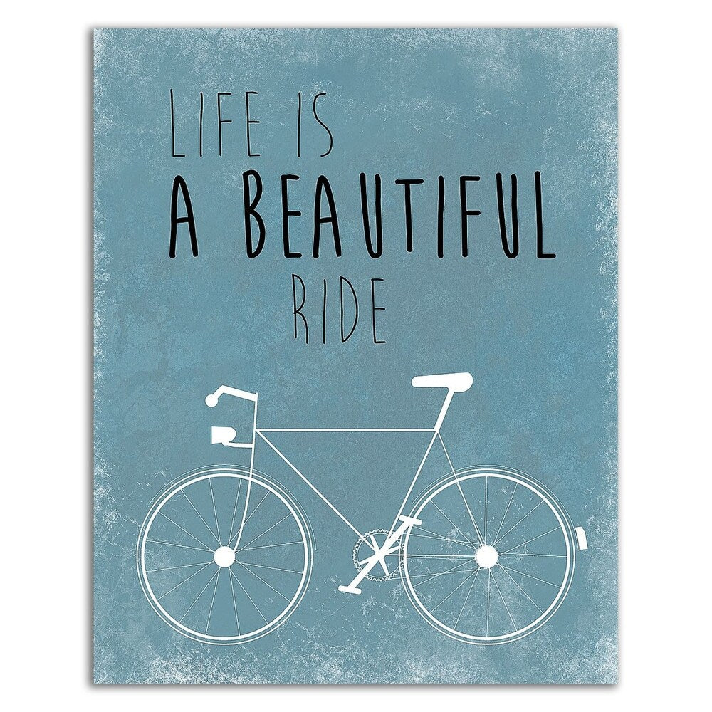 Beautiful Ride by Jan Weiss - Premium Canvas Art Print Ready to Hang - Perfect for Living Room, Bedroom & Office Wall Decor
