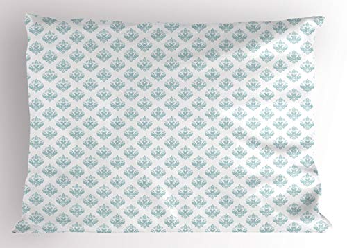Pale Seafoam and White