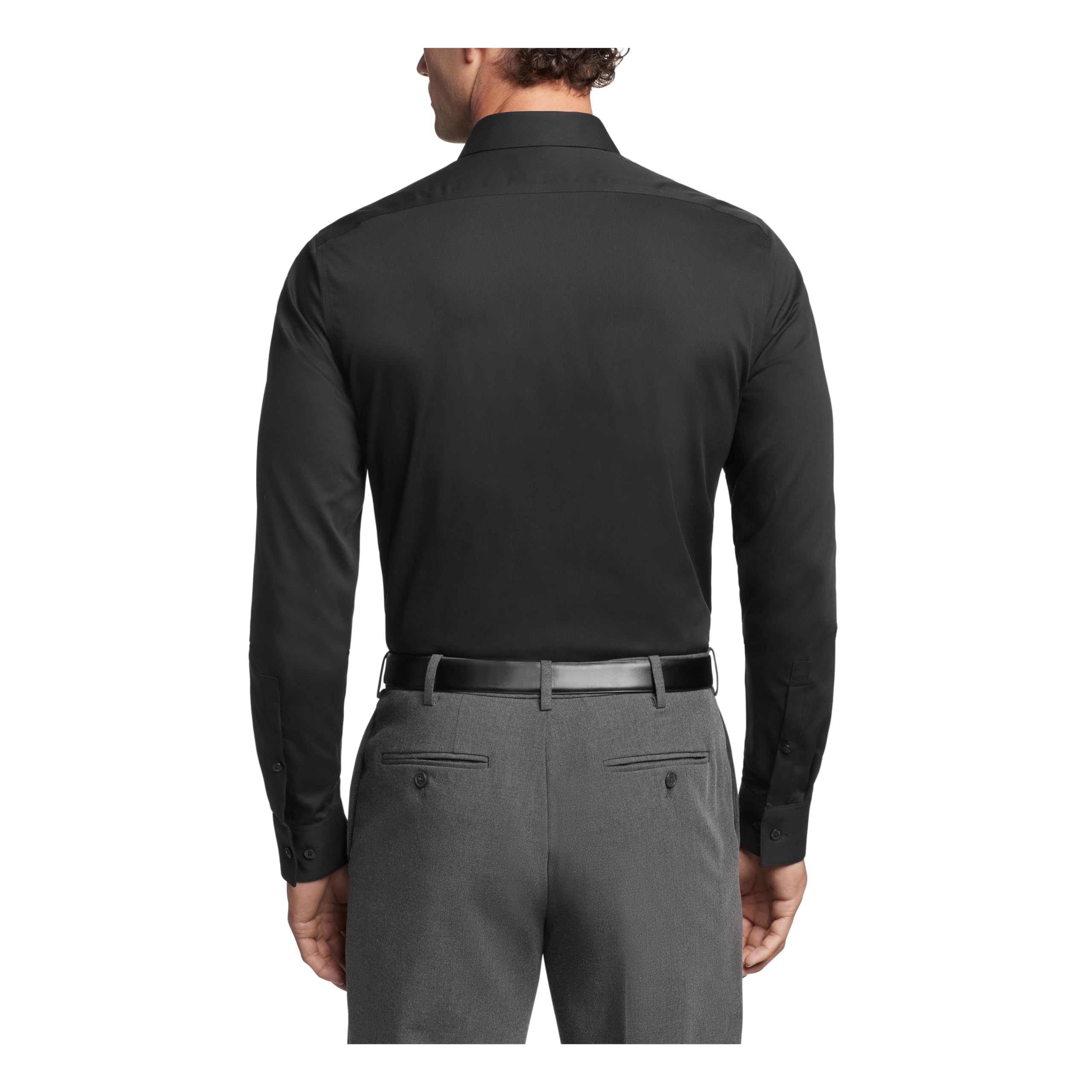 Calvin Klein Men's Slim Fit Non-Iron Solid Dress Shirts - Premium Office & Formal Wear for Business & Special Occasions