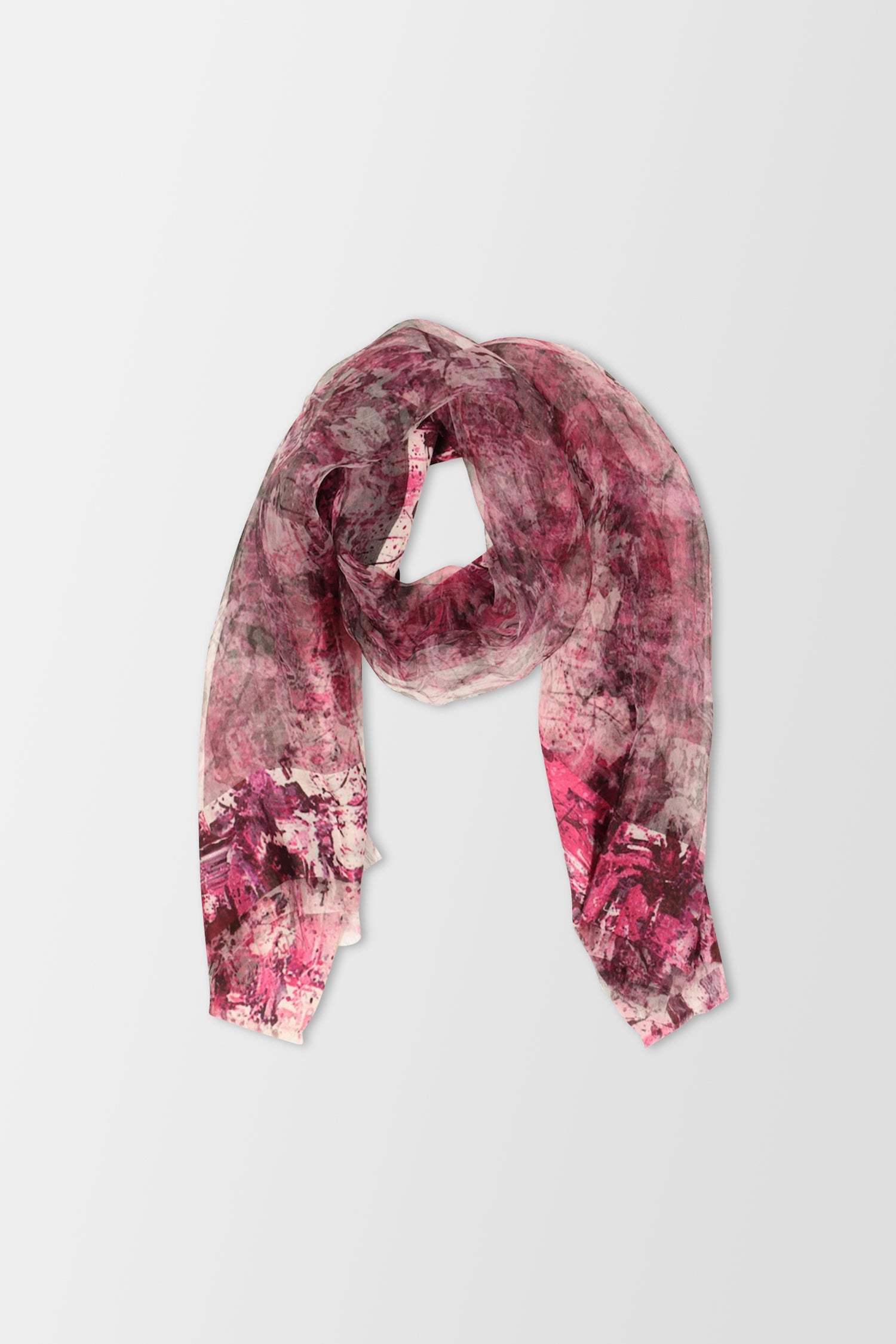 Faliero Sarti Pink Freya Scarf - Luxurious Italian Silk Shawl for Women | Perfect for Gifts, Weddings & Special Occasions