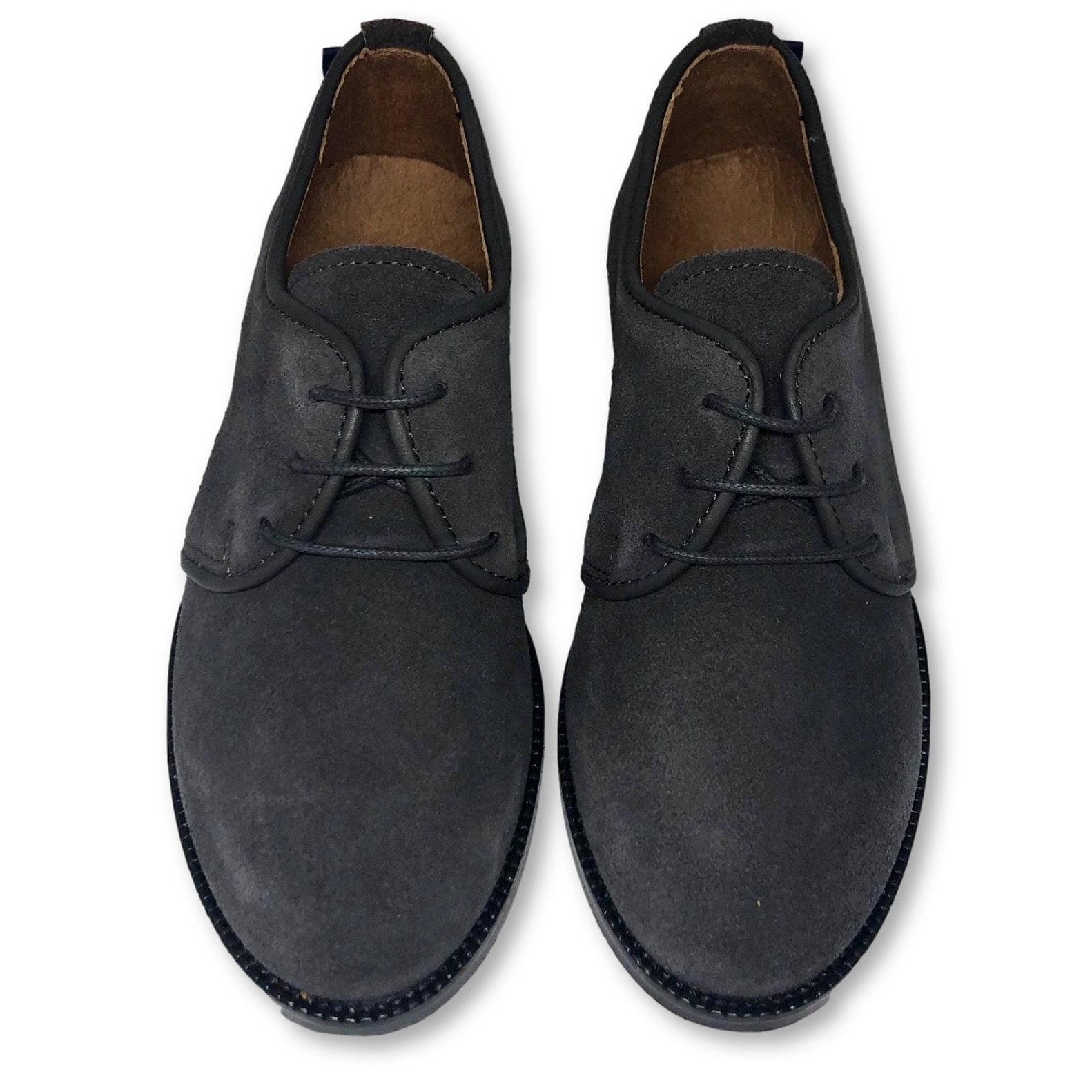 Men's Atlanta Mocassin Gray Suede Oxford Shoes - Classic Comfortable Loafers for Business Casual & Office Wear