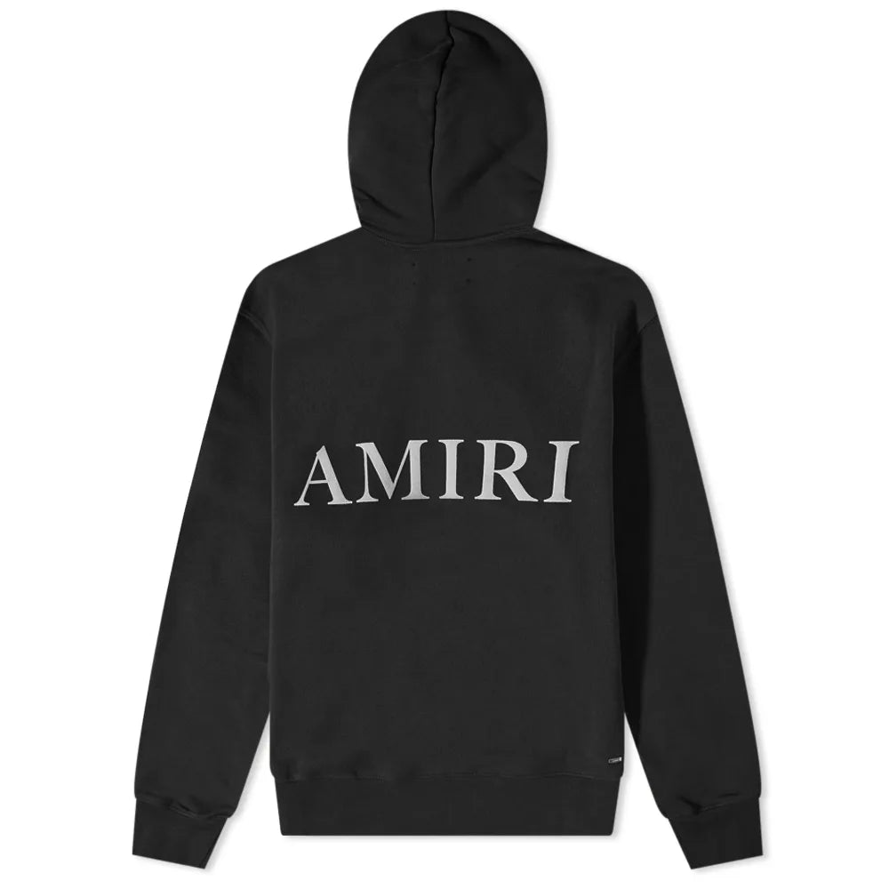 Amiri Black Logo Hoodie for Men - Premium Cotton Streetwear Pullover | Perfect for Casual Outfits, Street Style & Urban Fashion