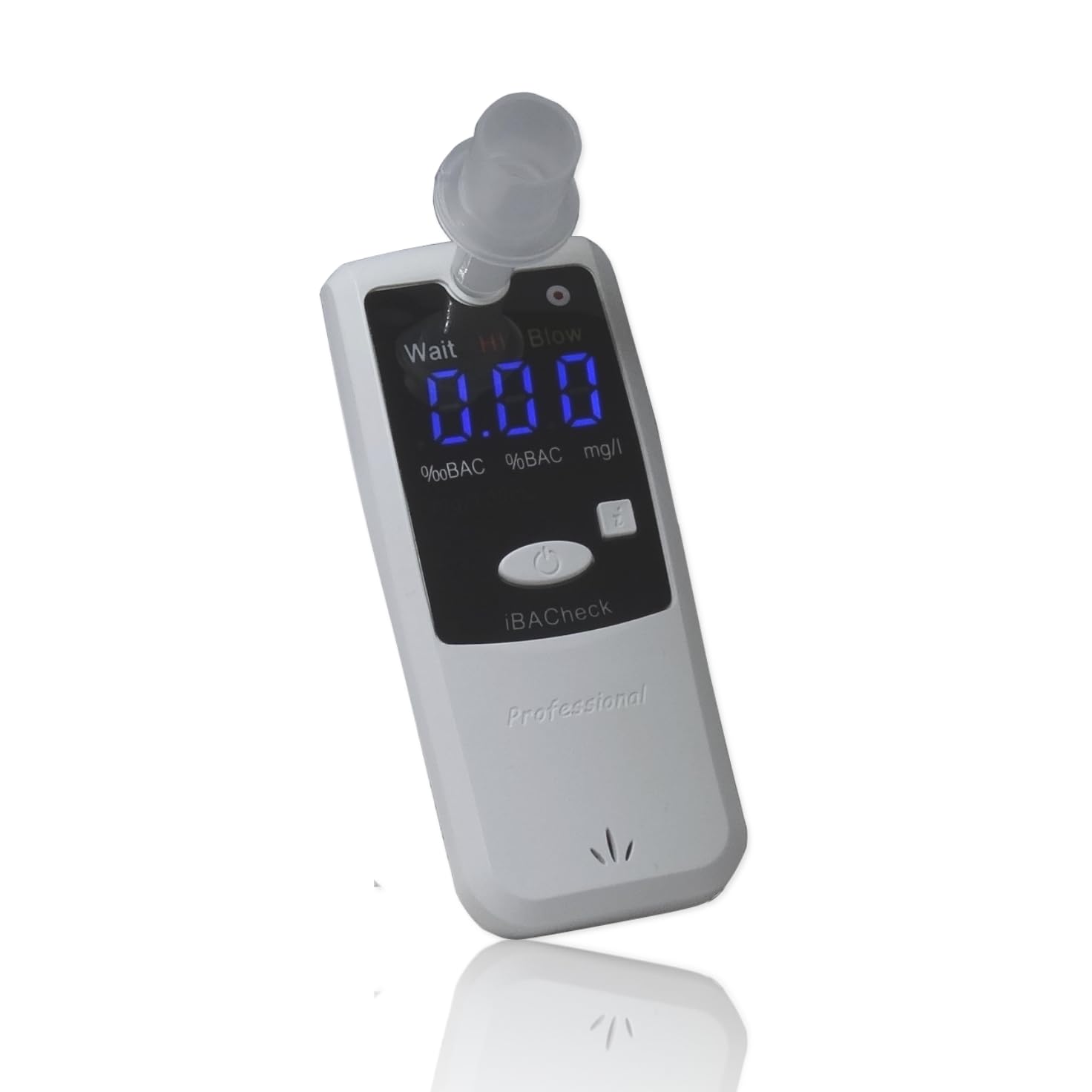 Professional Breathalyzer with 10 Memory Slots & LED Display - Night Use Visibility, 350 Tests with Alkaline Batteries | Perfect for Personal Alcohol Testing, Workplace Safety, and Responsible Driving Scenarios