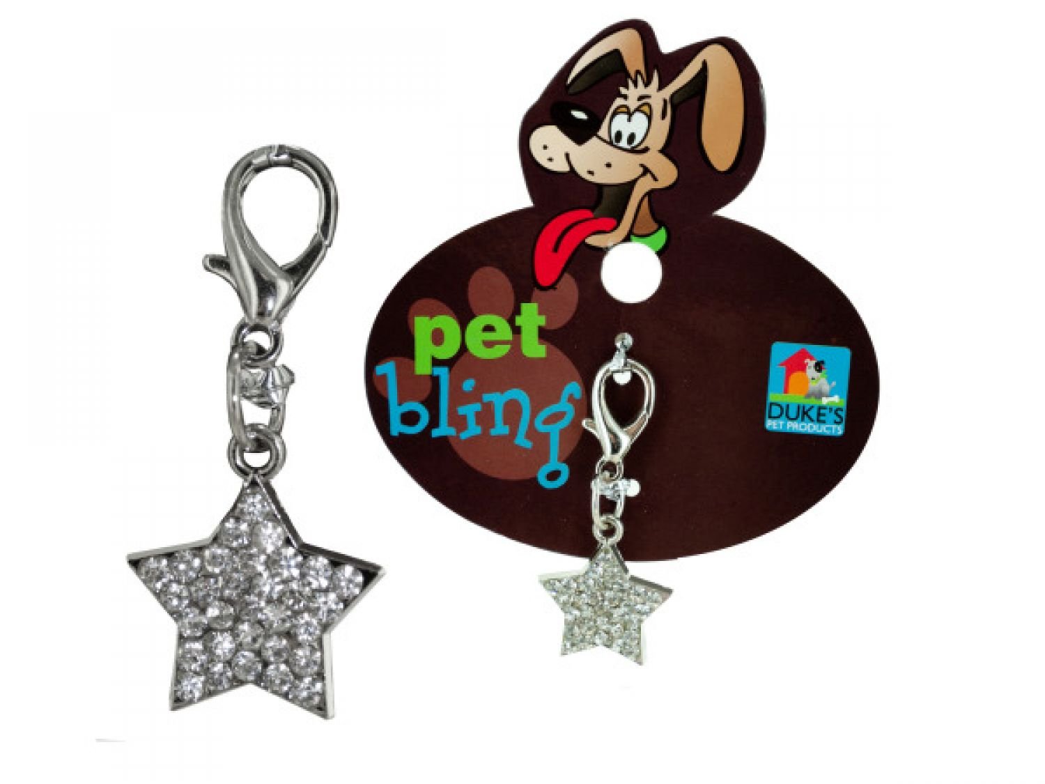 DUKES Pet Bling Collar Charms - 72-Piece Set for Dogs & Cats | Sparkling Pet Accessories for Collars, Leashes & Harnesses | Perfect for Pet Parties, Photo Shoots & Everyday Glam