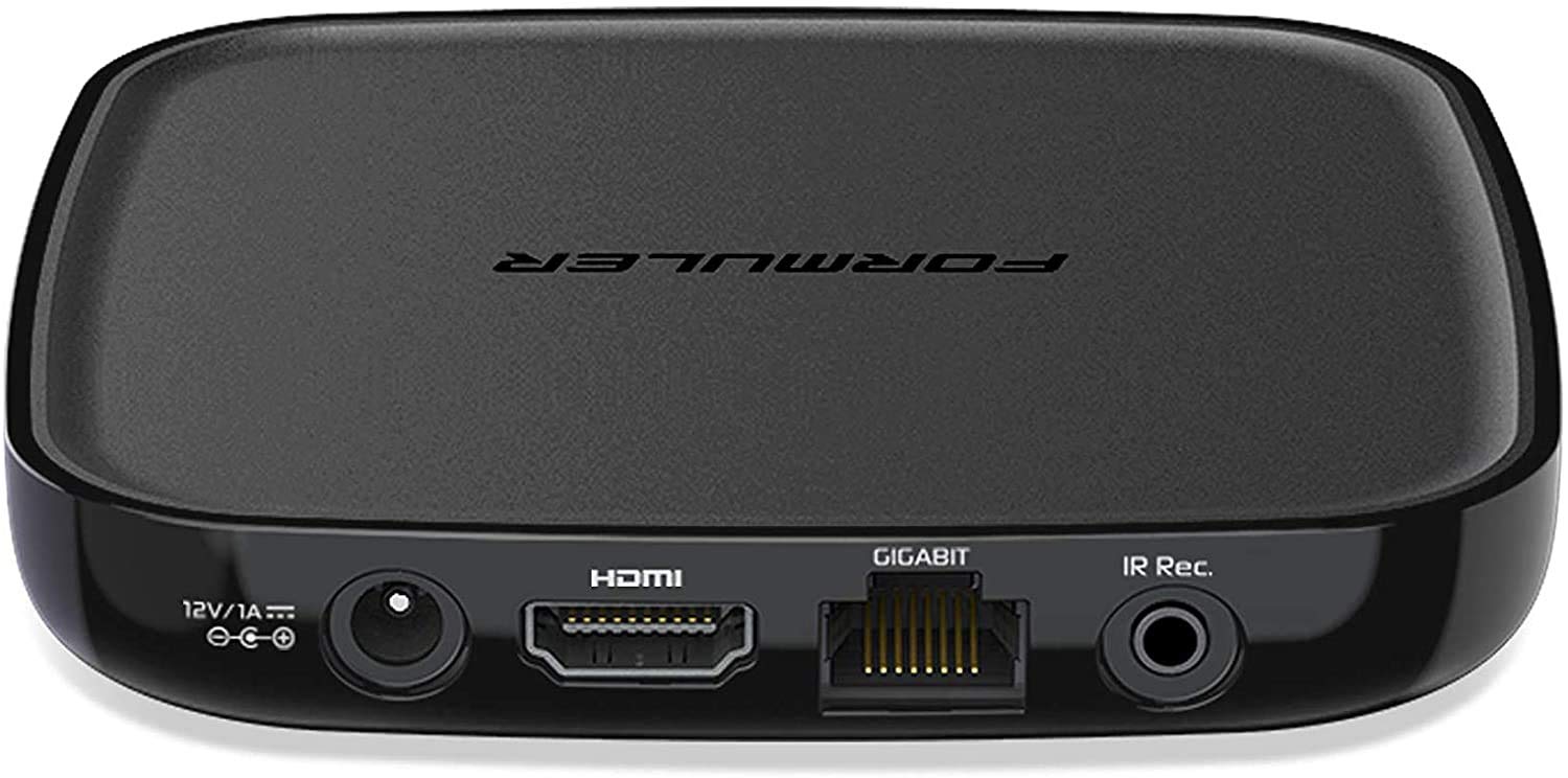 Formuler GTV Certified Android TV 9.0 Box with Bluetooth Remote - Includes Free Air Mouse with Backlit Keyboard for Streaming, Gaming & Home Entertainment