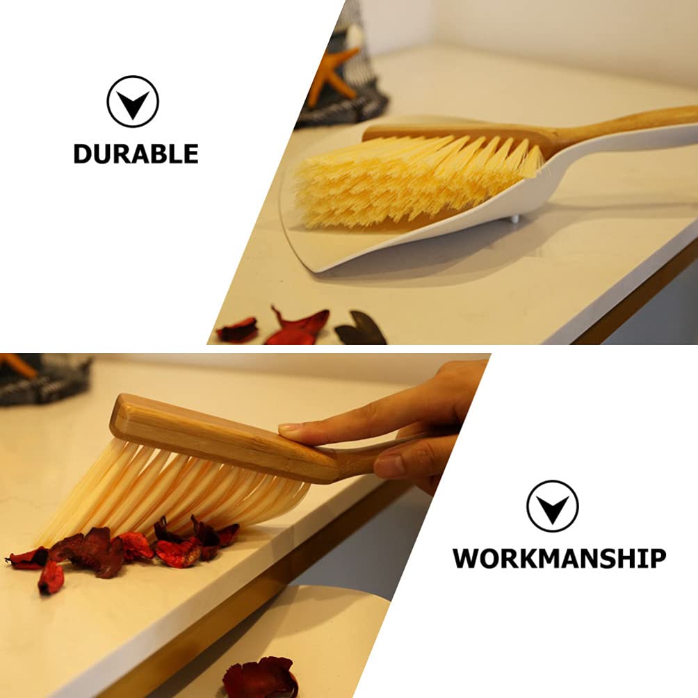 Cabilock Mini Broom and Dustpan Set - Compact Desktop Cleaning Tool for Home, Office & Car | Efficient Sweeping for Small Spaces, Keyboards, Shelves & Countertops