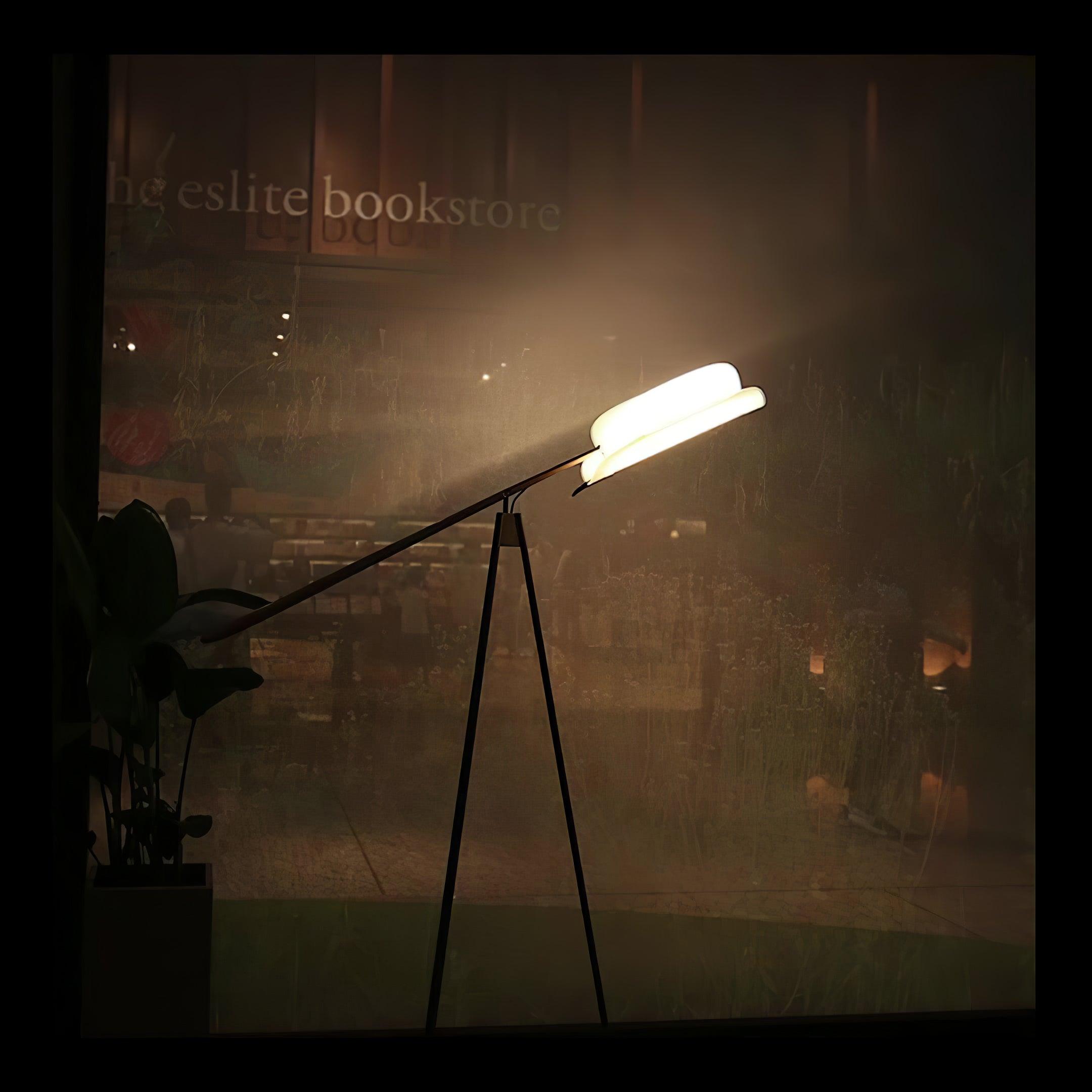 Heart Wing Tripod Floor Lamp - Adjustable Modern Standing Light for Living Room, Bedroom & Office - Perfect for Reading, Relaxing & Decorating