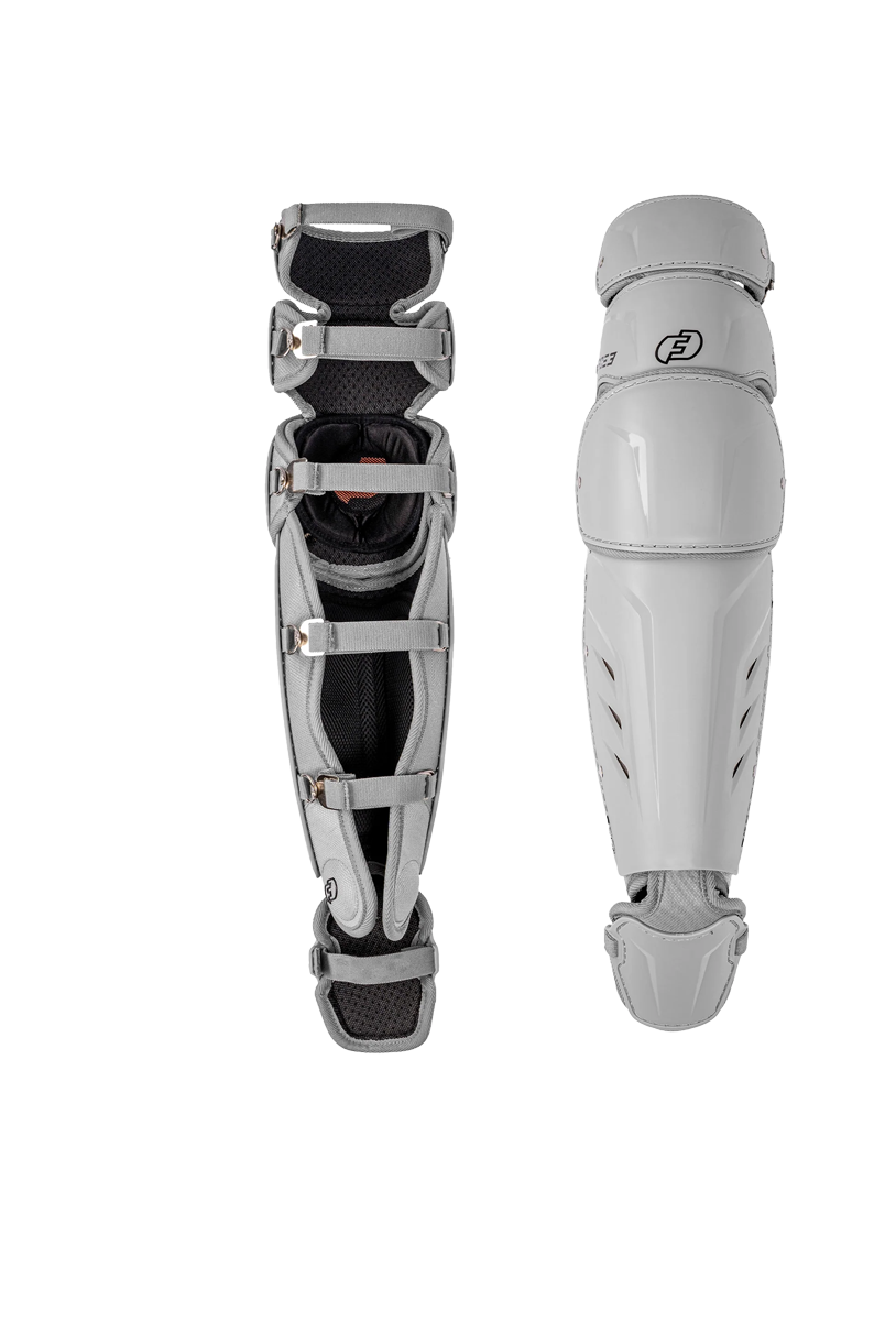 FORCE3 XS3® Pro Leg Guards for Adults - Baseball & Softball Protective Gear - Perfect for Catchers, Umpires & Players