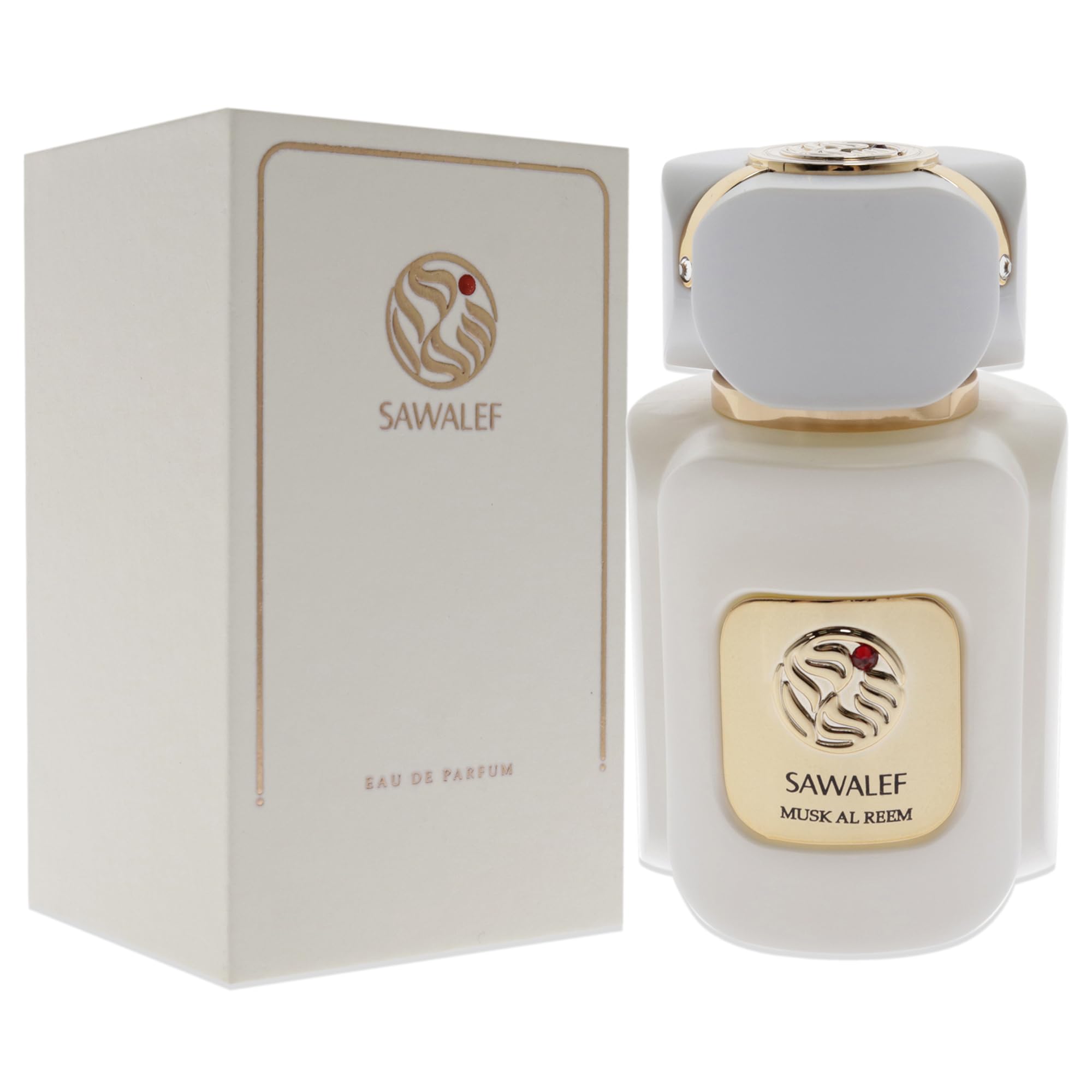 Swiss Arabian Musk Al Reem Eau De Parfum - Long Lasting Unisex Perfume with Musky & Sweet Notes | Addictive Arabian Fragrance for Men & Women | 2.7 oz EDP Spray | Perfect for Date Nights, Special Occasions & Daily Wear