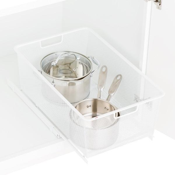Elfa Narrow Easy Glider 35-Inch White Closet Organizer - Perfect for Small Spaces, Bedrooms & Walk-In Closets