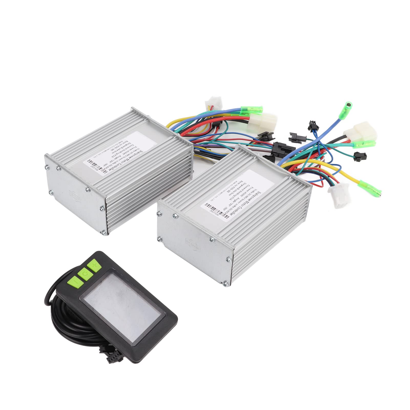 36V 48V 450W Waterproof Brushless Motor Controller with LCD Display Kit - Dual Drive E-Bike & Scooter Motor Controller for Electric Bicycle, Scooter - Perfect for Commuting, Off-Road & Urban Riding