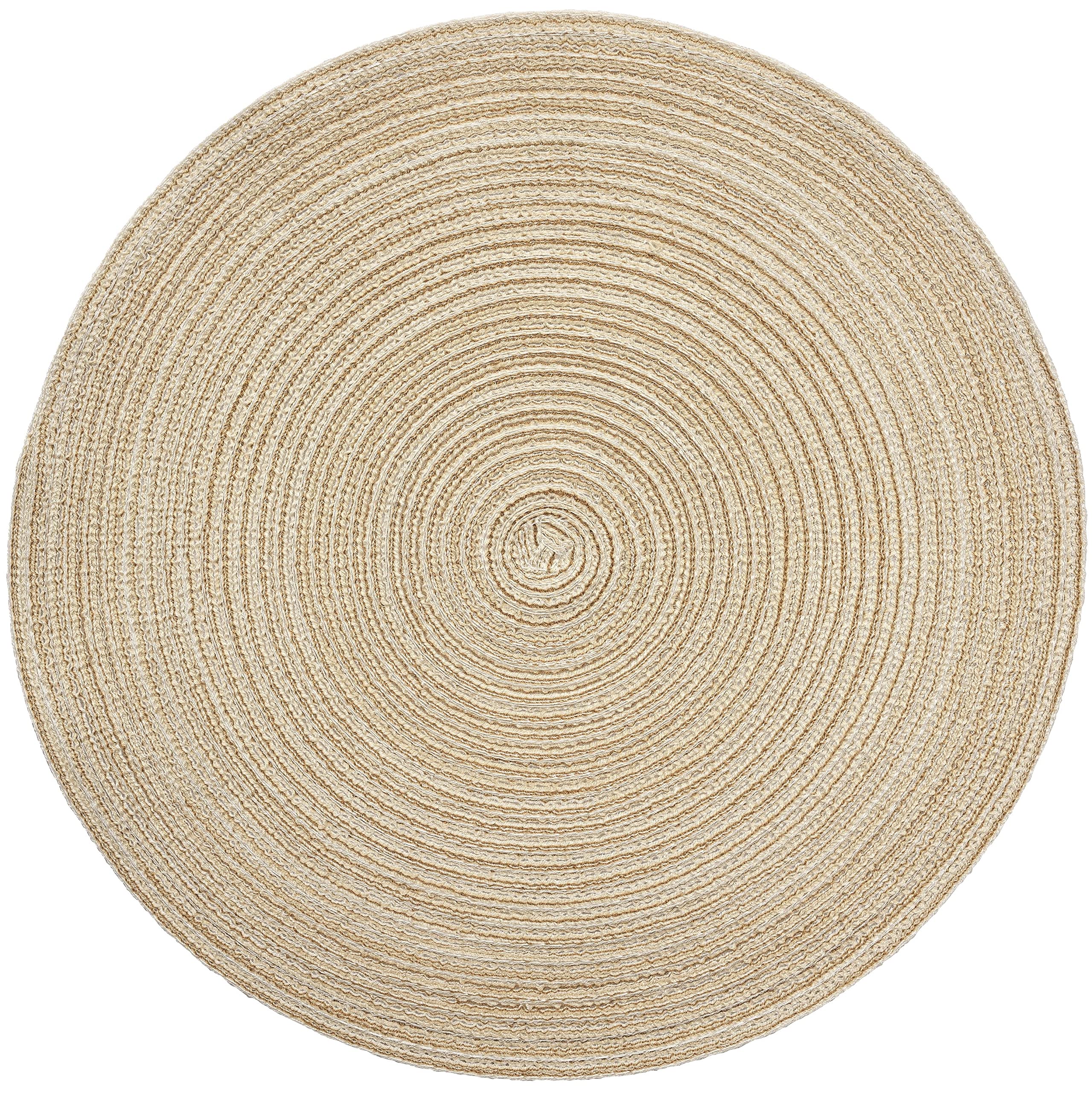 120-Pack Washable & Heat-Resistant Woven Polyester Table Mats - Handcrafted Beige Centerpiece Placemats for Dining & Entertaining | Easy Clean Monaco Design for Parties, Weddings & Home Decor