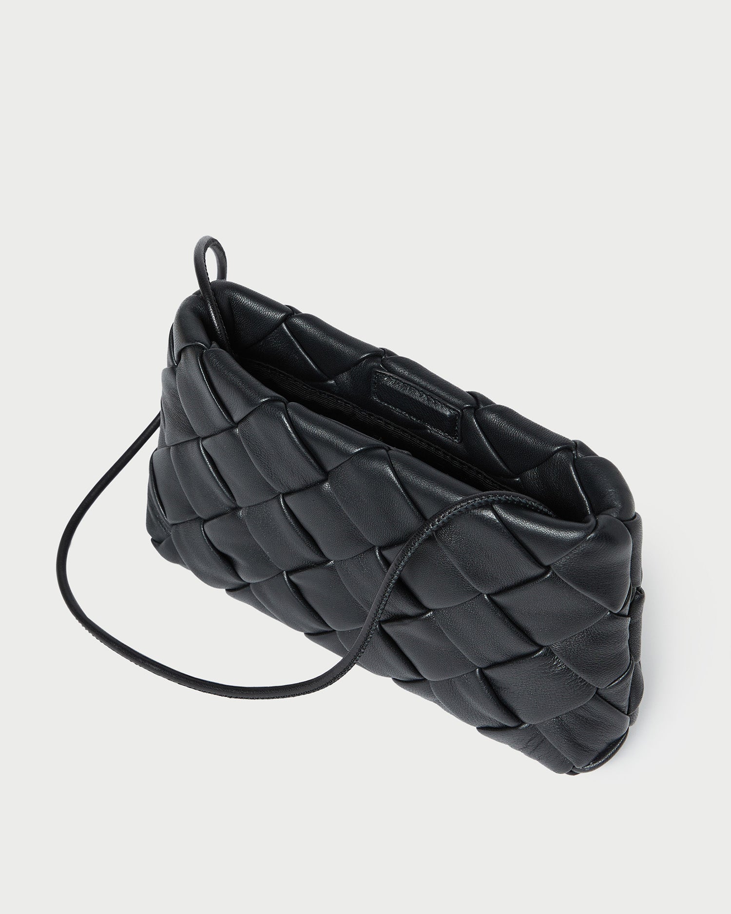 Auzeen Stylish Black Woven Shoulder Bag for Women - Lightweight Crossbody Purse with Adjustable Strap, Perfect for Work, Travel & Everyday Use