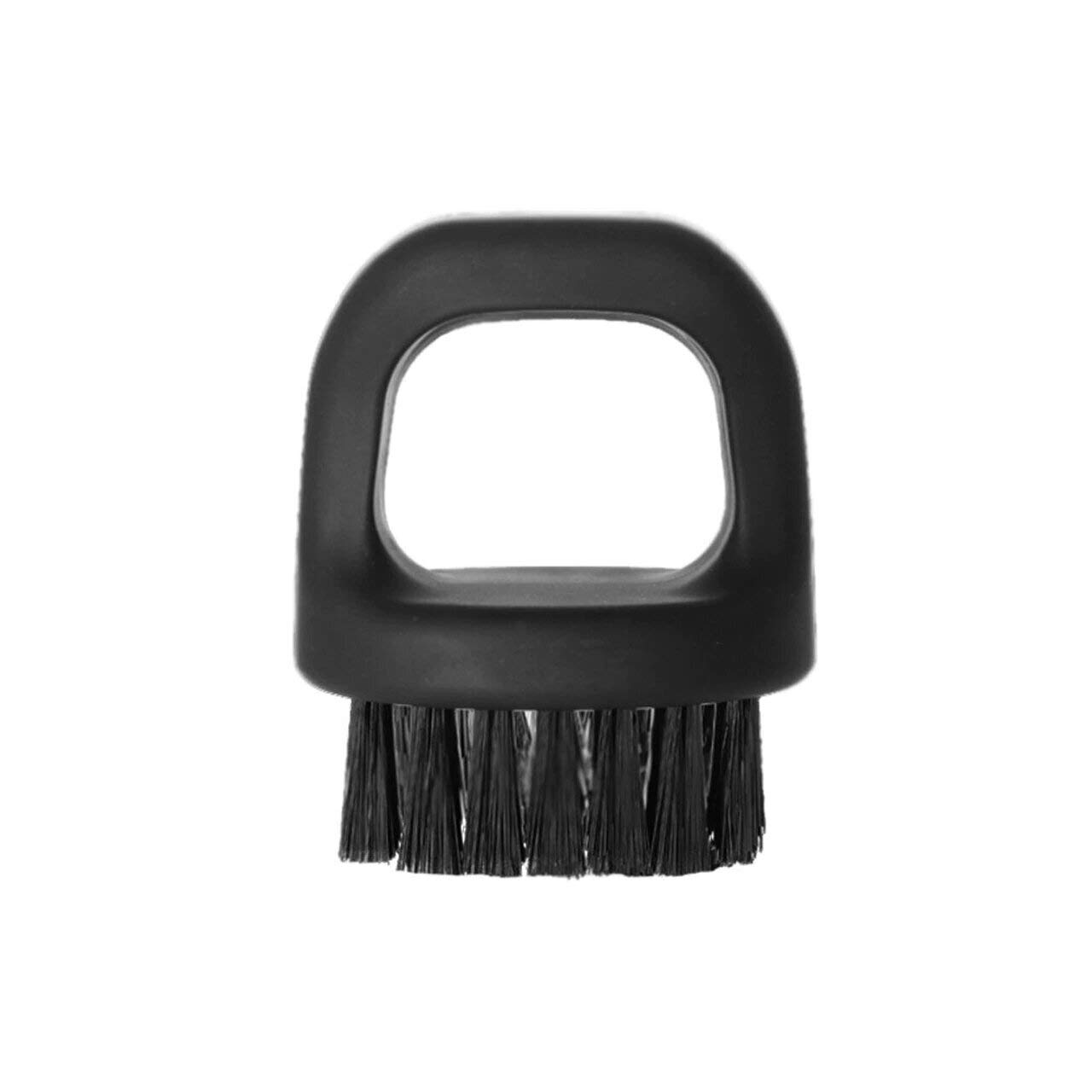 Professional Level 3 Large Finger Brush for Barbers - Premium Nylon Bristle Hair Clipper Brush - Gentle Yet Firm for Styling & Detangling - Perfect for Barber Shops, Home Haircuts & Personal Grooming