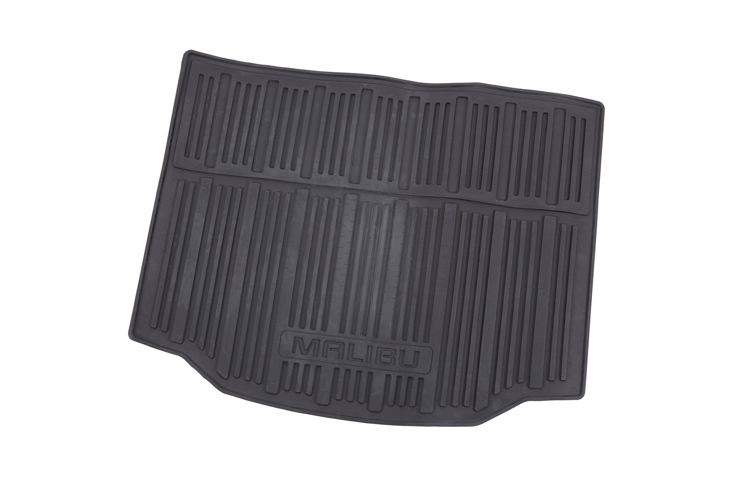 GM Accessories 22988694 Black All-Weather Cargo Liner Mat with Malibu Logo - Durable Protection for SUVs, Trucks & Vehicles (Perfect for Road Trips, Camping & Outdoor Adventures)