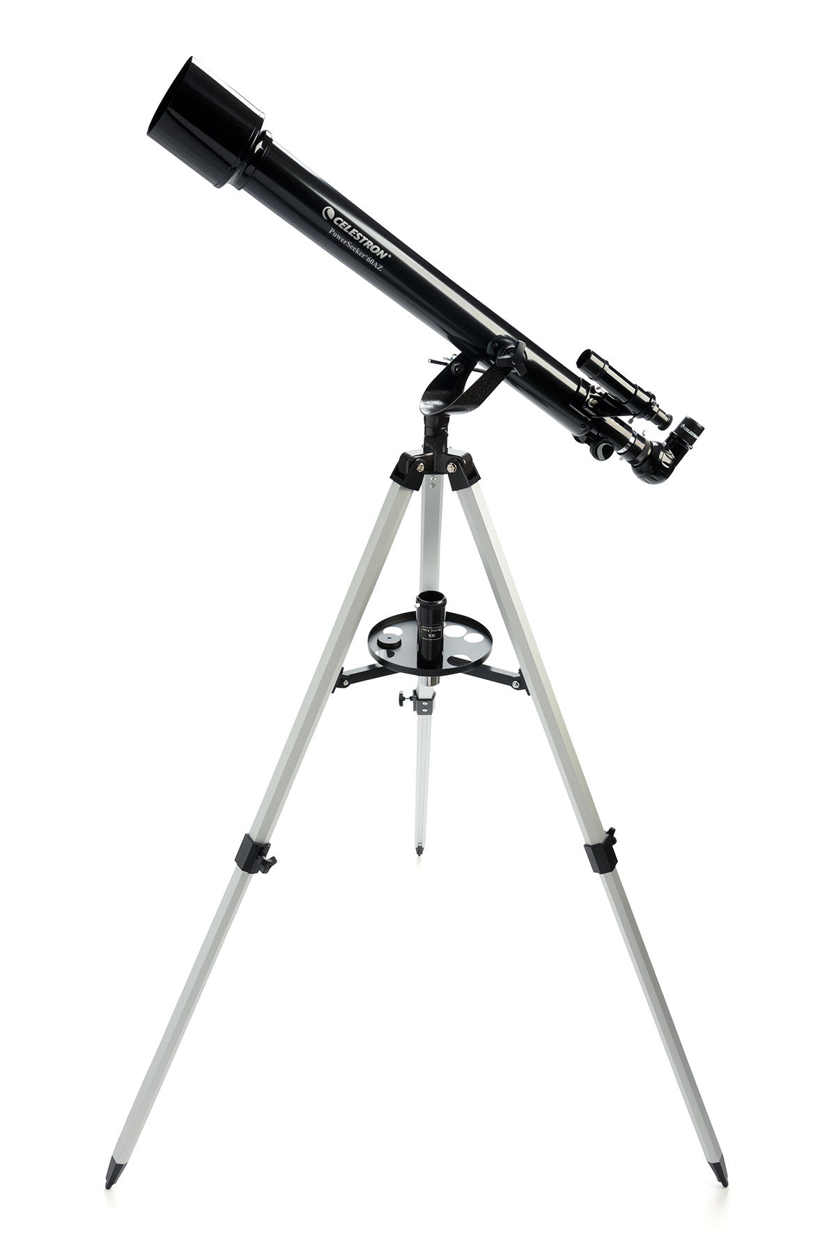 PowerSeeker 60AZ Telescope - 60mm Aperture Refractor Telescope for Beginners & Kids - Portable Astronomy Telescope with Tripod & Accessories - Perfect for Stargazing, Moon Observation & Outdoor Adventures