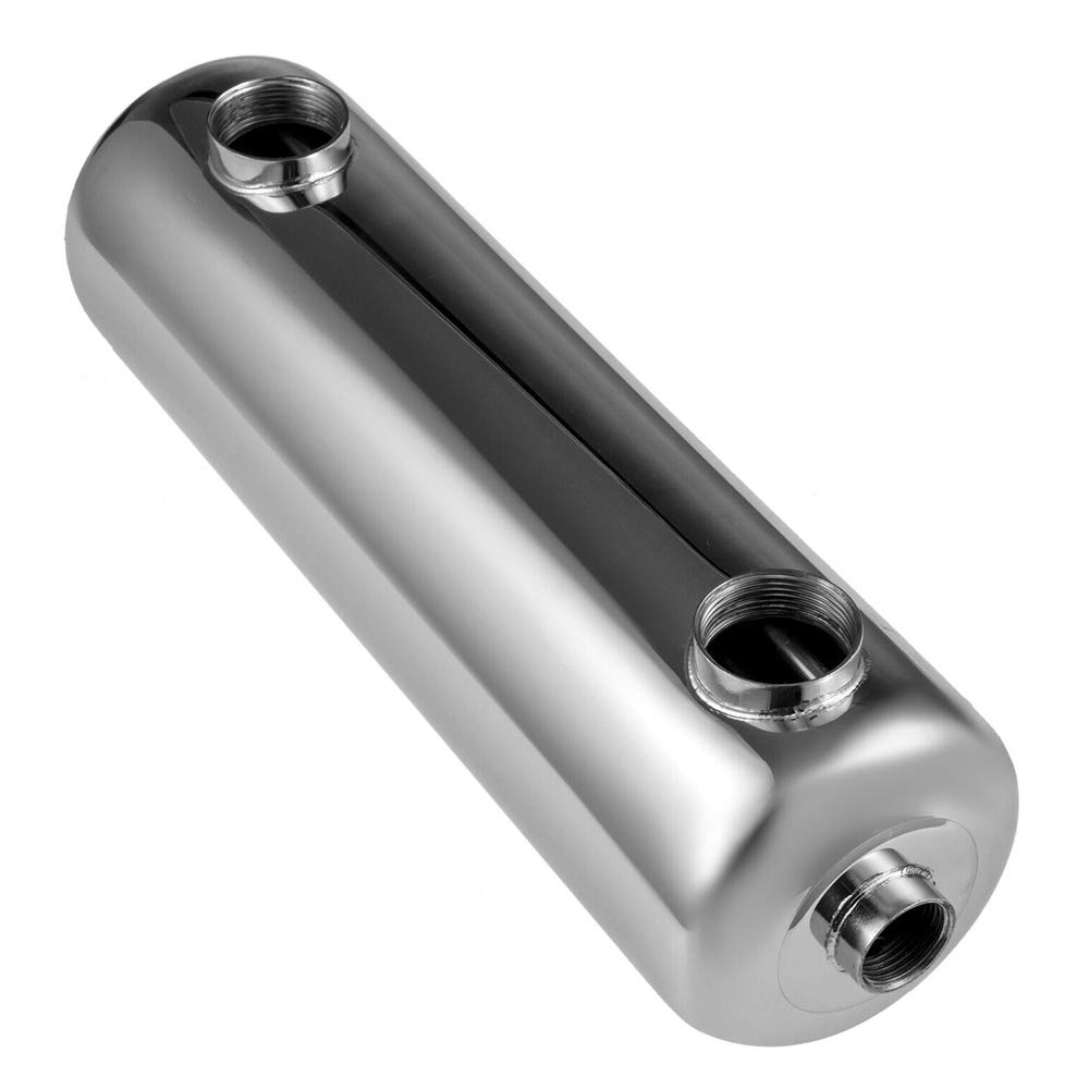 304 Stainless Steel Swimming Pool Heat Exchanger - 200 kBtu/Hour Saltwater Pool Heater with 1